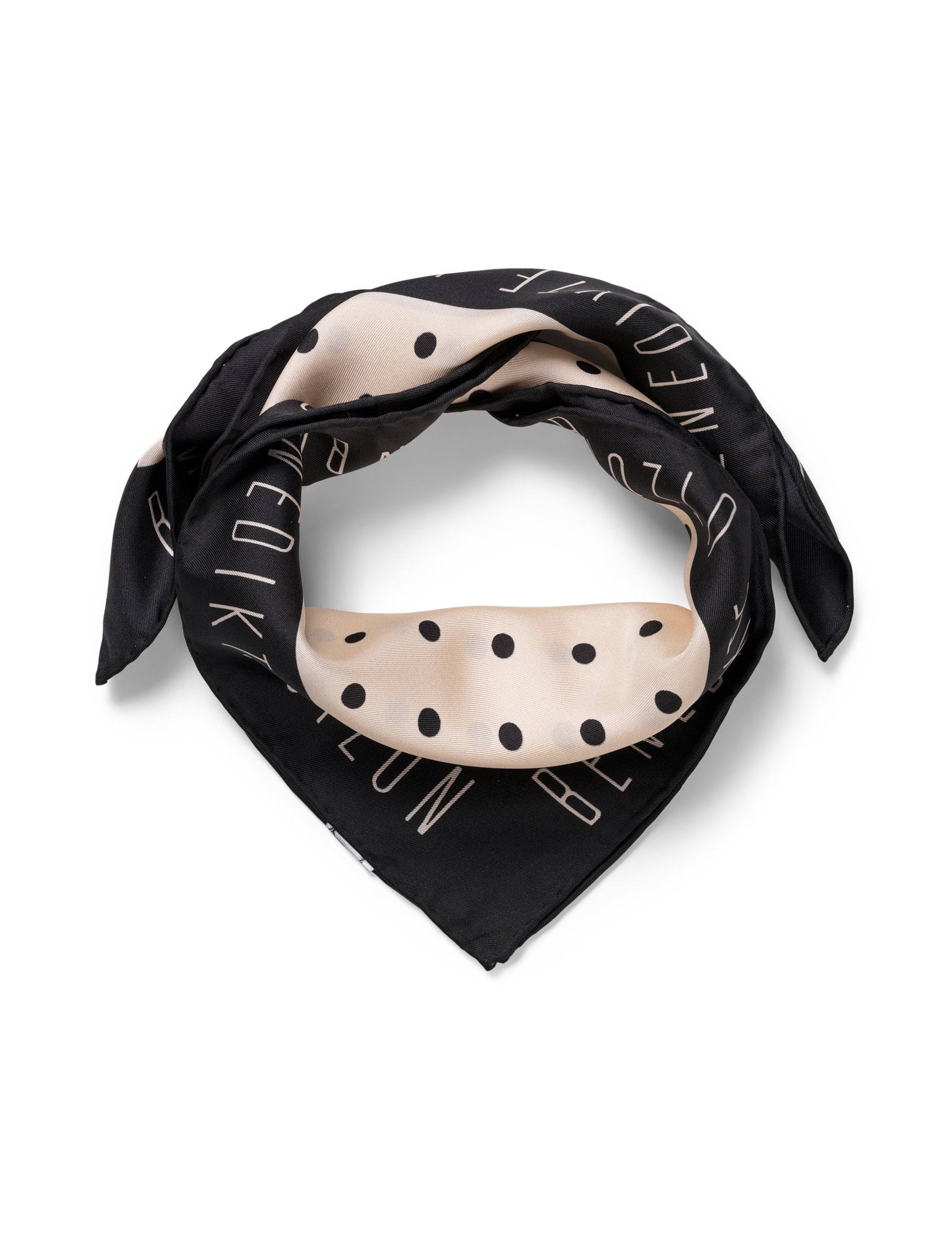 SILK SCARF - Dots Small